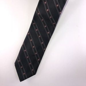 Via Re Navy Blue w/ Red Dots Men's Tie T60